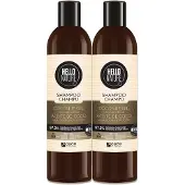 P-Beauty Shampoo mit Kokosöl Pantenol für Haarpflege Bio 2x300 ml