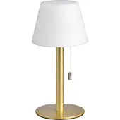 Luxus Europe - Tischlampe Billy Gold - Kabellose LED-Tischlampe für den Innenbereich