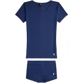 Ralph Lauren Pyjama 4P0719 Dunkelblau Regular Fit