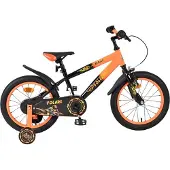 Volare Strike Kinderfahrrad - Jungen - 16 Zoll - Schwarz Orange