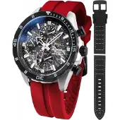 Vostok Europe 6S10-320E693SR rote Uhr