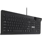 Asus Smart Card Keyboard KU100, Volle Größe (100%), Kabelgebunden, USB, Schwarz