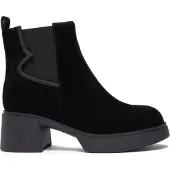 Artiker Schuhe Modell 57C0158 Schwarz mit 6 cm stabilem, breitem Absatz und Ziernähten