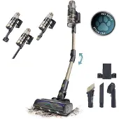 Cecotec Conga Rockstar RS90 Pet Flex, 2-in-1-Stabstaubsauger, Beutellos, Schwarz, Blau, Gold, 0,5 l, Trocken, Zyklonal