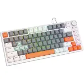 Savio ASTRAL WHITE JADE 3 COLOURS, 75%, Kabelgebunden, USB, QWERTY