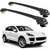 TURTLE DACHTRÄGER AIR-1 PORSCHE CAYENNE 92A-E2 2011 - 2018 , Schwarz