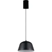 TRIO Leuchten Hängelampe Tova, dimmbar, schwarz, für Wohn- / Esszimmer, Metall, Modern, Pendelleuchte