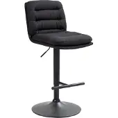 CLP Barhocker Damar Stoff schwarz - creme