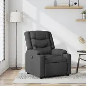 Prolenta Maison Exclusive - Relaxsessel Dunkelgrau Stoff