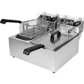 YATO Gastro Fritteuse 2x3,5L 2x2000W 425x410x290mm