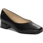 MACIEJKA Schwarze Damenpumps aus Naturleder, 3,5 cm Absatz, Slip-On, K680501001