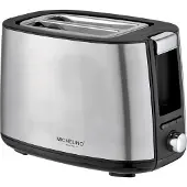Michelino Edelstahl 2-Scheiben Toaster Toastautomat 74465