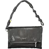 Desigual Elegante Damen Schultertasche Schwarz mit Vielseitigem Design