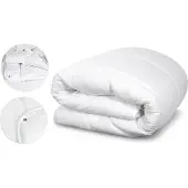 AIO Factory Bettdecke 200 x 220 cm, 4 Jahreszeiten, antiallergische Mikrofaser, Silikon