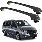 TURTLE DACHTRÄGER AIR-1 MERCEDES-BENZ VITO W447 2015 - 2024 , Schwarz