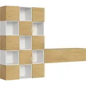 Itamoby Zusammensetzung der Wohnzimmerwand A101 L.274 H.200 T.39,2