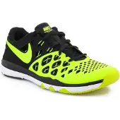 Nike Trainingsschuhe Volt/Schwarz mit Flywire-Fasern, vielseitig, stabile Sohle