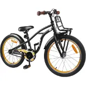 vidaXL Kinderfahrrad 22 Zoll für 7-12 Jahre alt Schwarz