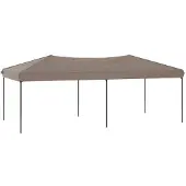 Syfax Partyzelt Faltbar Taupe 3x6 m