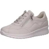 Waldlaufer Schnürhalbschuhe in weiss/weiss kombi, Gr. 4.5
