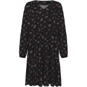 Zero Sommerkleid "Damen mit Blumen" drapiert / gerafft