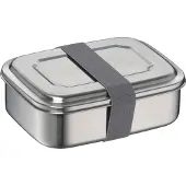 Thermos TC Sandwich Box stone grey 1,0 l – Edelstahl Brotdose plastikfrei, BPA-frei, robust & leicht, ideal für Schule, Arbeit & unterwegs
