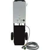 Monster 18L tragbare Pferdedusche, sofortiger Gas-Warmwasserbereiter, Schwarz