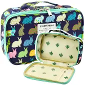 Leantoys Federmäppchen, Schul-Organizer, Kosmetiktasche, zusätzliche Tasche, Marineblau, 22,5 cm