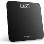 Rowenta Premiss BS1800V0, Elektronische Personenwaage, 160 kg, 100 g, Schwarz, kg, lb, ST, Quadratisch