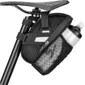RockBros Satteltasche Fahrrad Fahrradtasche Fahrradsattel Tasche Reflektierend Schwarz Ohne Wasserflasche