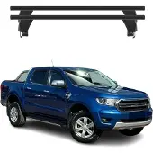 Omac Menabo Dachträger Grundträger für Ford Ranger 2011-2015 Querträger Schwarz