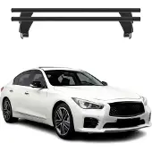 Menabo Dachträger Grundträger für Infiniti Q50 2013-2023 Querträger Schwarz ABE
