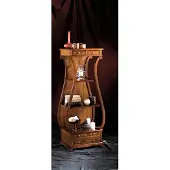 AEA Vitrinen Design Regal Wohnwand Wohnzimmer Wand Regal Holz Vitrine Möbel Schränke