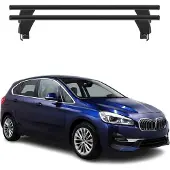 Menabo Dachträger für BMW 2er F45 Active Tourer 2013-2021 Alu Schwarz