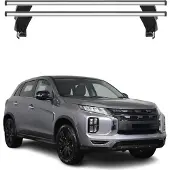 Menabo Dachträger Grundträger für Mitsubishi ASX mk2 2023-2025 Alu Grau 2tlg