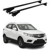 Menabo Dachgepäckträger, Querstange, für Senova X55, Baujahr 2016-2018, Farbe: Schwarz