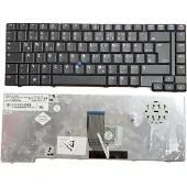 T-ProTek DEUTSCHE-Tastatur Schwarz mit Trackpoint komp. für HP Compaq 8510p Business