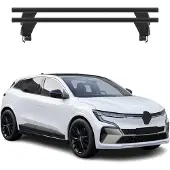Menabo Dachträger Grundträger für Renault Megane E-Tech 2021-2025 Alu Schwarz 2x