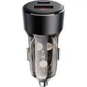 Acefast B12 Auto 60W Usb-A / Usb-C Ladegert - Schwarz