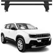 Menabo Dachträger Grundträger für Jeep Avenger 2023-2025 Alu Schwarz 2tlg