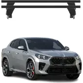 Menabo Dachträger Grundträger für BMW X2 U10 2023-2025 Alu Schwarz 2tlg