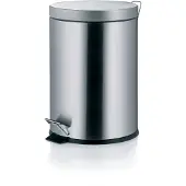 kela Mülleimer Torre Pedal 3L Silver Matt