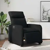 vidaXL CLORIS Relaxsessel Elektrisch Schwarz Kunstleder - Fernsehsesel LL0000256829