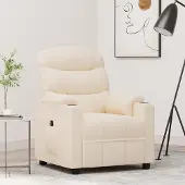 Prolenta Maison Exclusive - Relaxsessel Elektrisch Creme Stoff