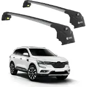 TURTLE DACHTRÄGER AIR-2 , Silber RENAULT KOLEOS ALL 2017 - 2024 (SUV)