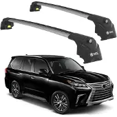 TURTLE DACHTRÄGER AIR-2 , Silber LEXUS LX J200 2016 - 2024 (SUV)