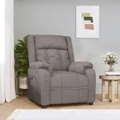 Prolenta Maison Exclusive - Relaxsessel Elektrisch Taupe Stoff
