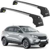 TURTLE DACHTRÄGER AIR-2 , Silber LADA XRAY ALL 2015 - 2024 (SUV)