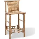 vidaXL Hochwertigen Möbel Barhocker - Braun Barhocker 2er-set Bambus NEU5916308