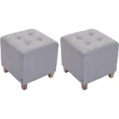CLP 2er Set Sitzhocker Pharao, Farbe:Dunkelgrau